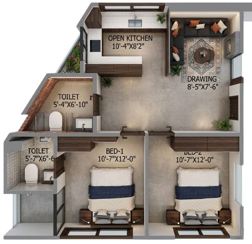 flat1